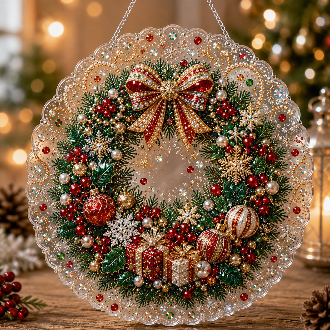 🎄Christmas DIY Diamond Painting Hanging Ornament Kit🎅💎