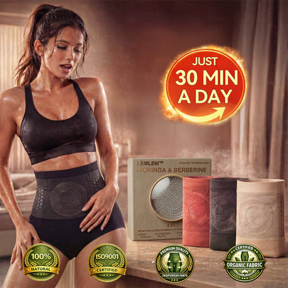 LBMLBM™☀️𝐌𝐨𝐫𝐢𝐧𝐠𝐚 & 𝐁𝐞𝐫𝐛𝐞𝐫𝐢𝐧𝐞 4‑In‑1 Micro‑Particle Sculpting & Fat‑Burn Shorts