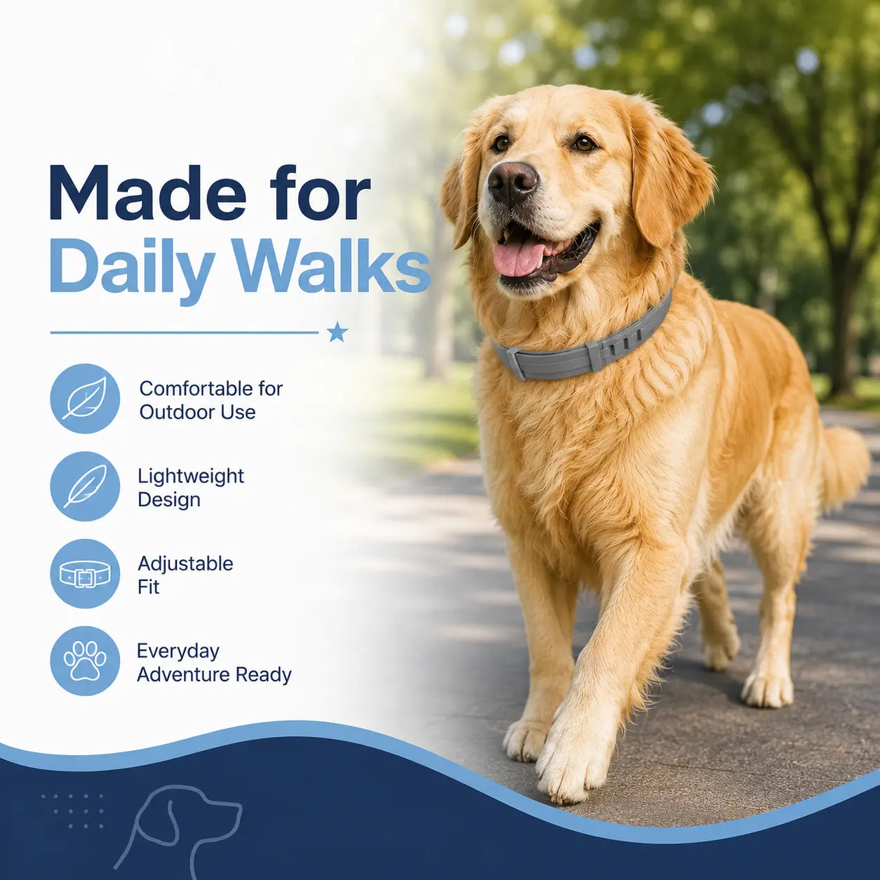 Itch-Free Flea & Tick Shield Collar for Cats & Dogs