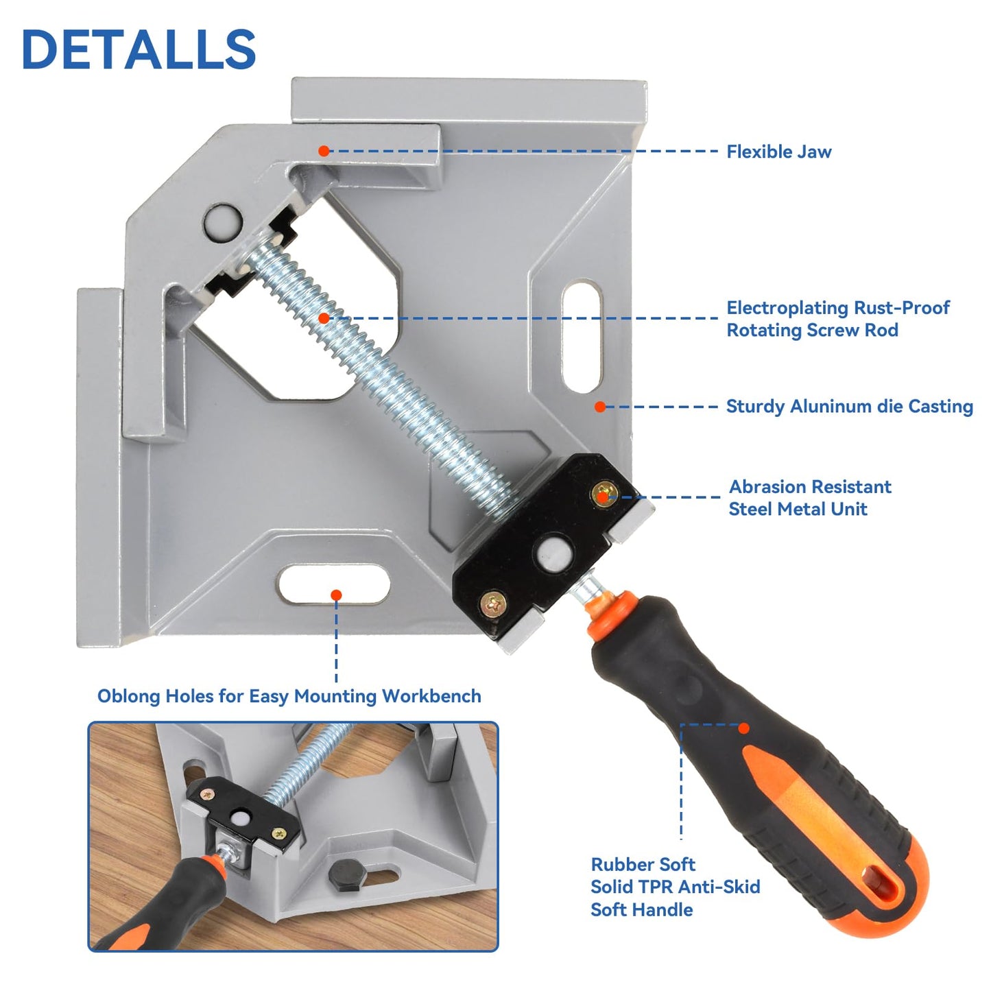 Right Angle Woodworking Clamp