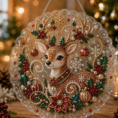 🎄Christmas DIY Diamond Painting Hanging Ornament Kit🎅💎