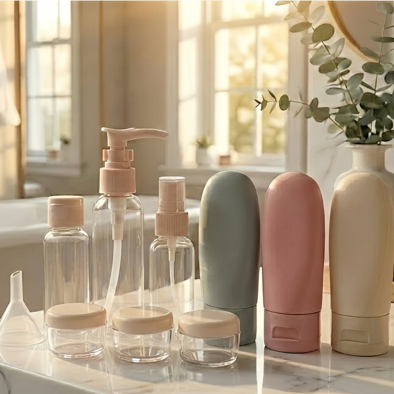 Travel Dispenser Bottle Set