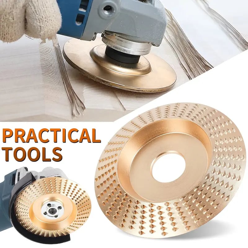 3PCS Wood Carving Disc Set for 4-Inch Angle Grinders