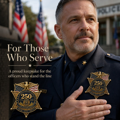 ⚡️⚡️Flash Sale 49% OFF - America 250 Law Enforcement Brooch
