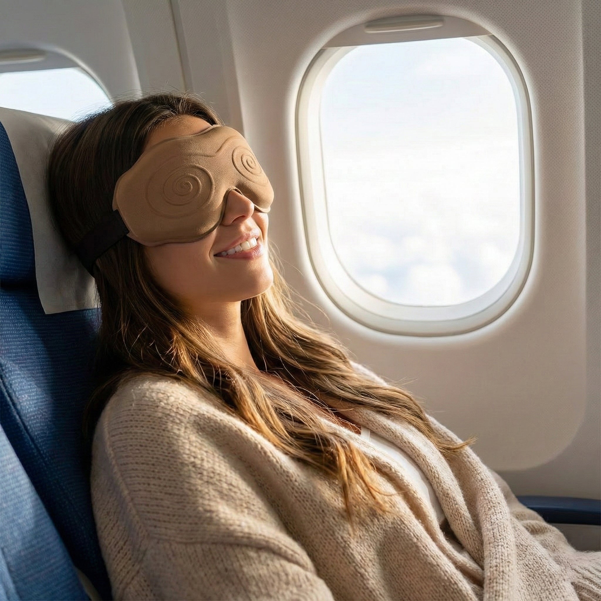 3D Stereo Blackout Eye Mask