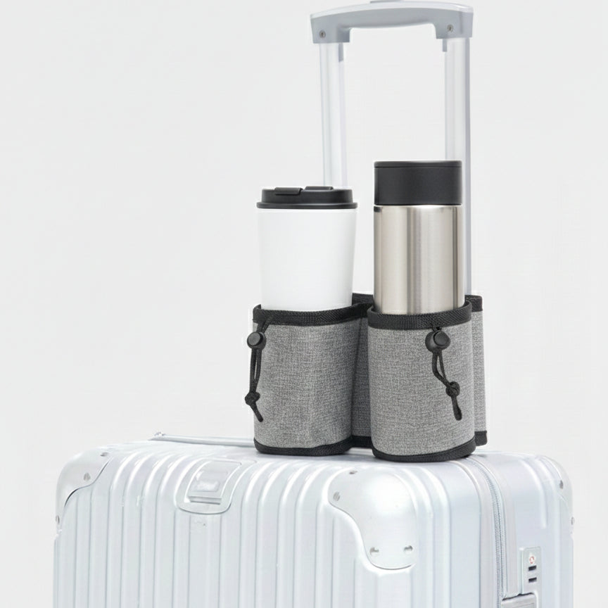 Luggage Handle Cup Holder Organizer