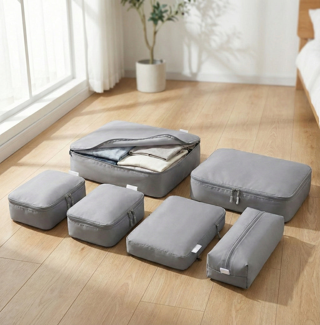 6-Piece Compressible Travel Storage Set