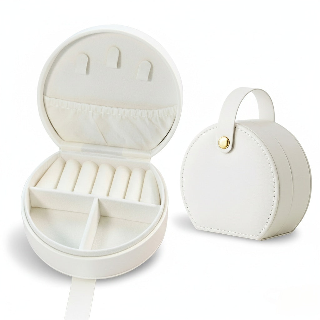 Portable Semicircle Jewelry Box