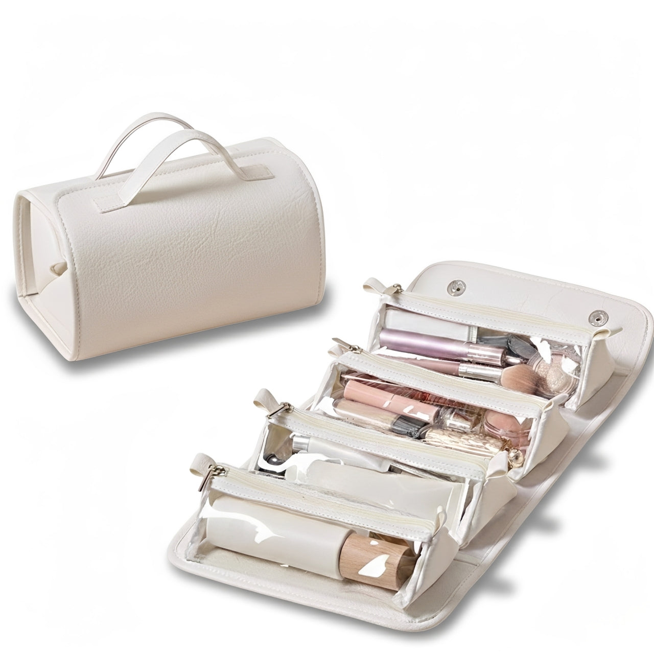 4-in-1 PU Cosmetic Bag
