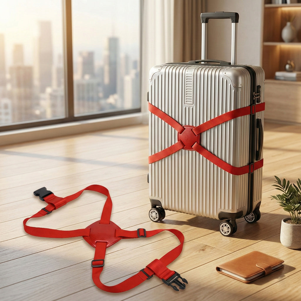 Figure-8 Elastic Luggage Strap