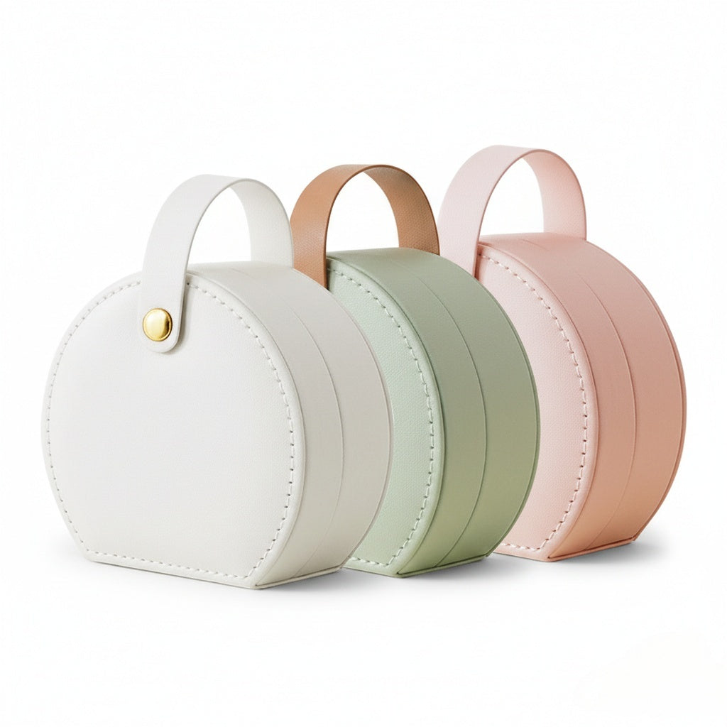Portable Semicircle Jewelry Box