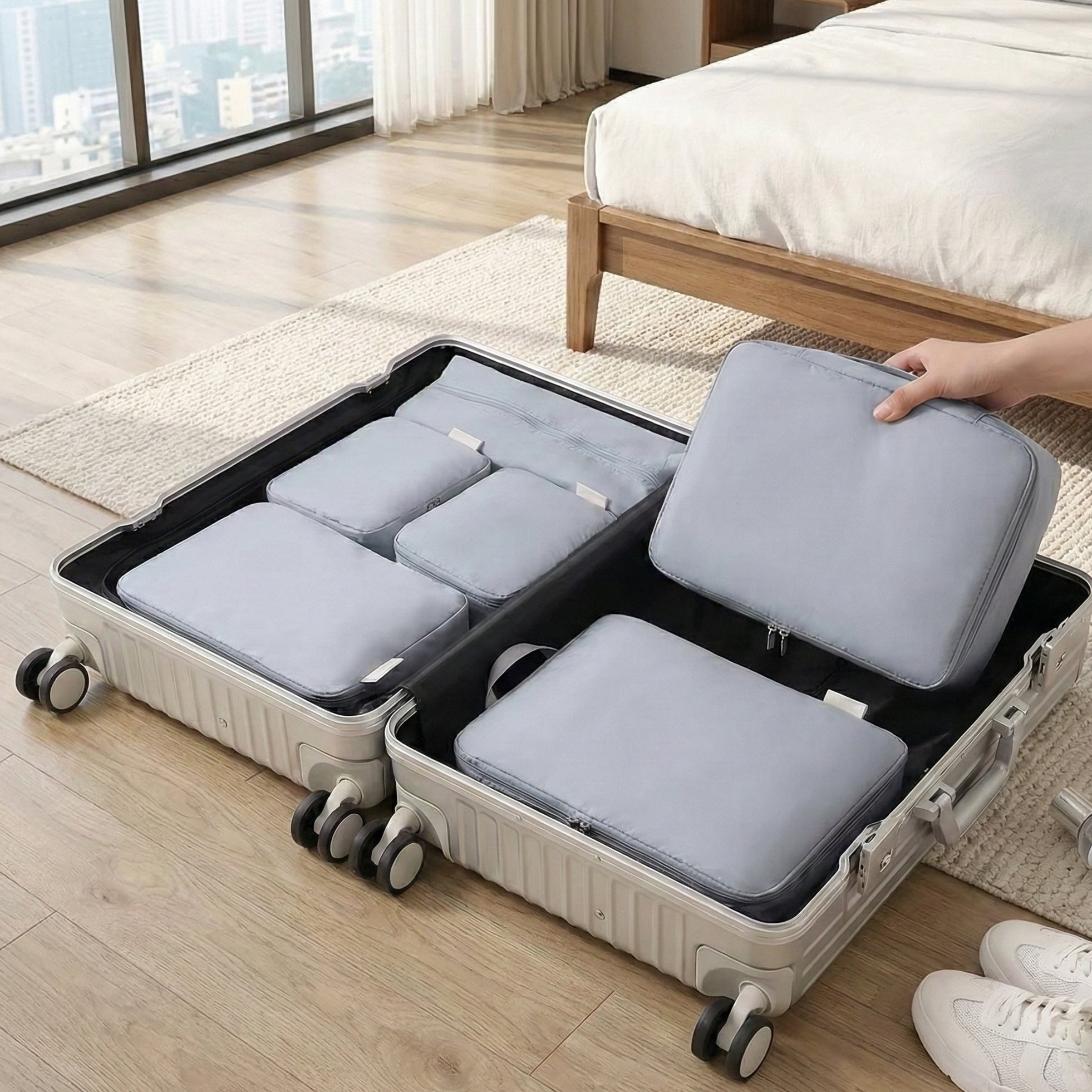 6-Piece Compressible Travel Storage Set