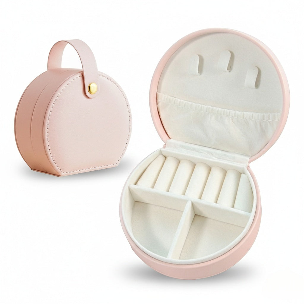 Portable Semicircle Jewelry Box