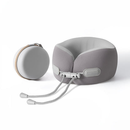 Ice Silk Ribbed High-Back U-Pillow Set