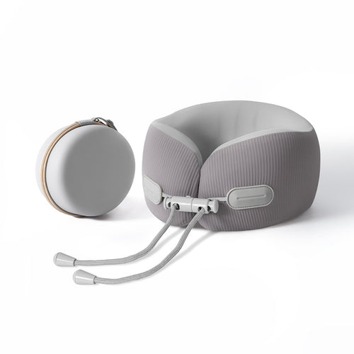Ice Silk Ribbed High-Back U-Pillow Set