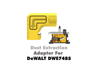 💥Last Day 49% OFF - 🛠️DeWalt Table Saw Dust Extraction Adapter🪵✨Vacuum-Free Gravity Dust Collection, Bucket-Ready, Zero-Cleanup Design