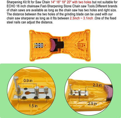 🪚Compact Chainsaw Sharpener – Fast and Accurate Maintenance for All Chainsaw