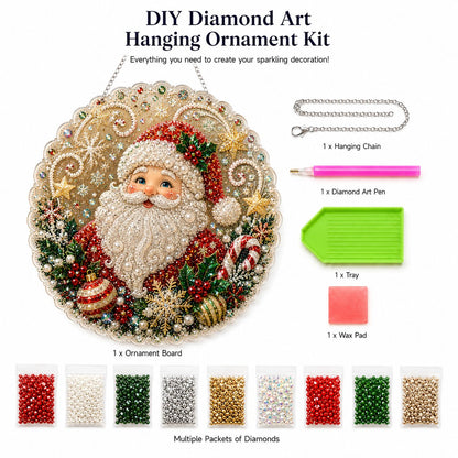 🎄Christmas DIY Diamond Painting Hanging Ornament Kit🎅💎