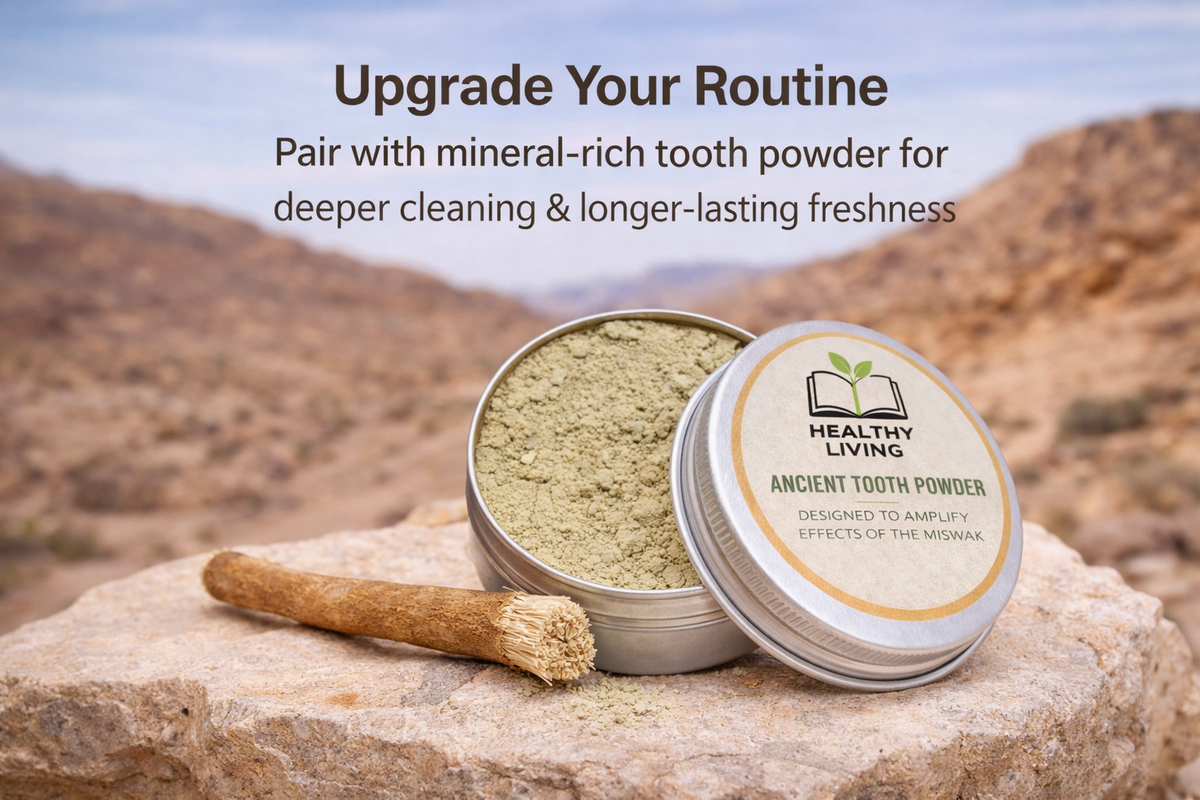 Natural Miswak Toothbrush Sticks